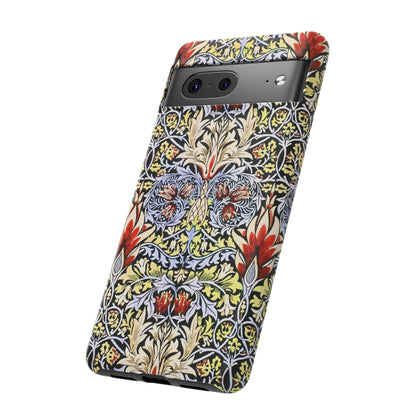 Stylish Phone Case - Floral Design, Tough Cases, Gift for Her, Phone Accessories, Trendy Tech, Unique Cell Phone Cover