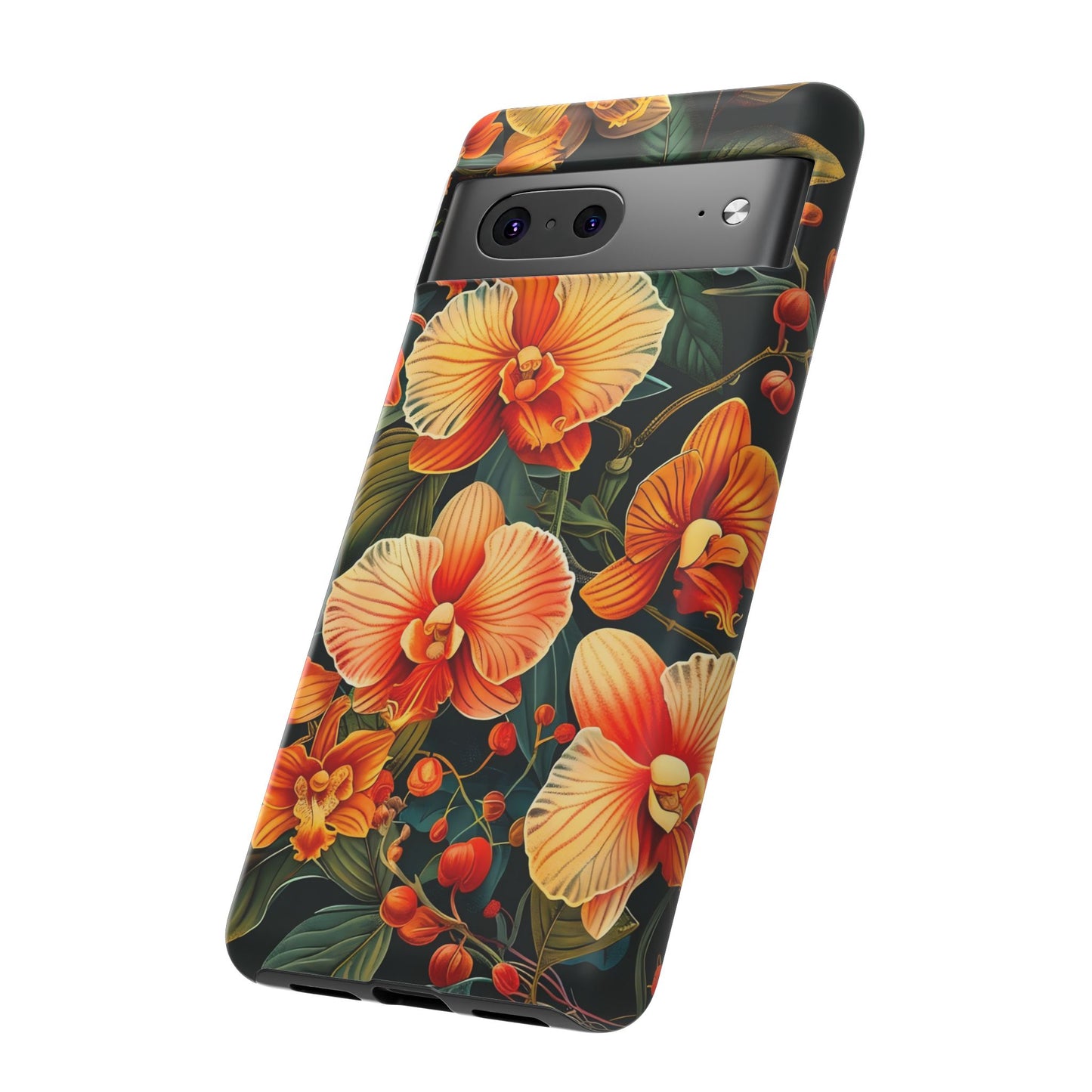 Floral Phone Case - Tough Cases, Protective Cover, Gift for Her, Smartphone Accessory, Floral Design, Nature-Inspired