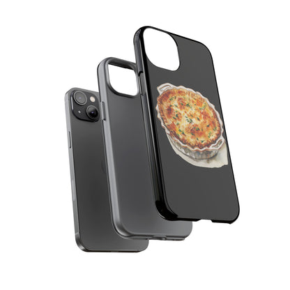 Quiche Phone Case - Funky Kitchen Decor, Foodie Gift, Chef Accessories, Culinary Art, Quirky Phone Cover