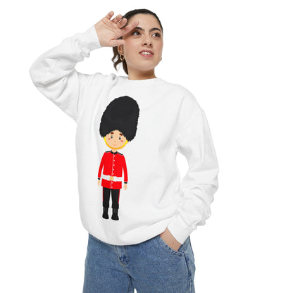 Unisex Garment-Dyed Sweatshirt - The Scarlet Soldier - Bodmin Keep Museum