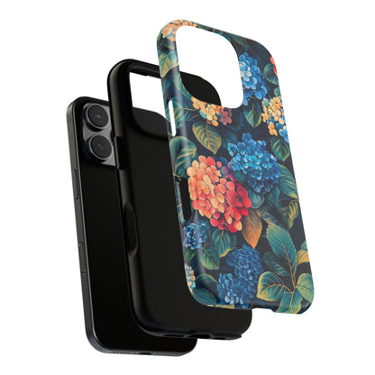 Floral Phone Case, Stylish Tough Case for Gardener Gift, Flower Lover Accessory, Pretty Floral Design, Protective Case
