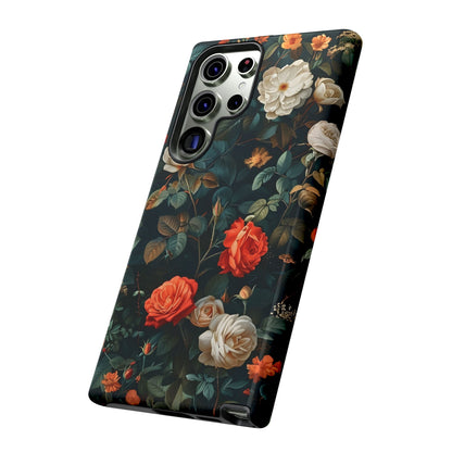 Floral Phone Case | Tough Cases with Elegant Design | Gift for Her, Mother's Day, Birthdays, Personalized, Trendy Tech Accessories