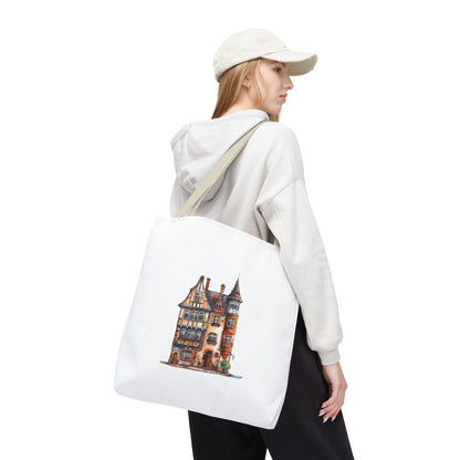 Charming Illustrated Tote Bag, Perfect for Shopping, Beach Days, Eco-Friendly, Gift for Gardeners, Art Lovers, Travel Essential