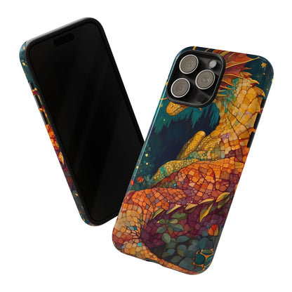 Dragon Art Phone Case, Tough Phone Cover, Fantasy Gift, Unique Mobile Accessory, Dragon Lover Gift, Stylish Protection