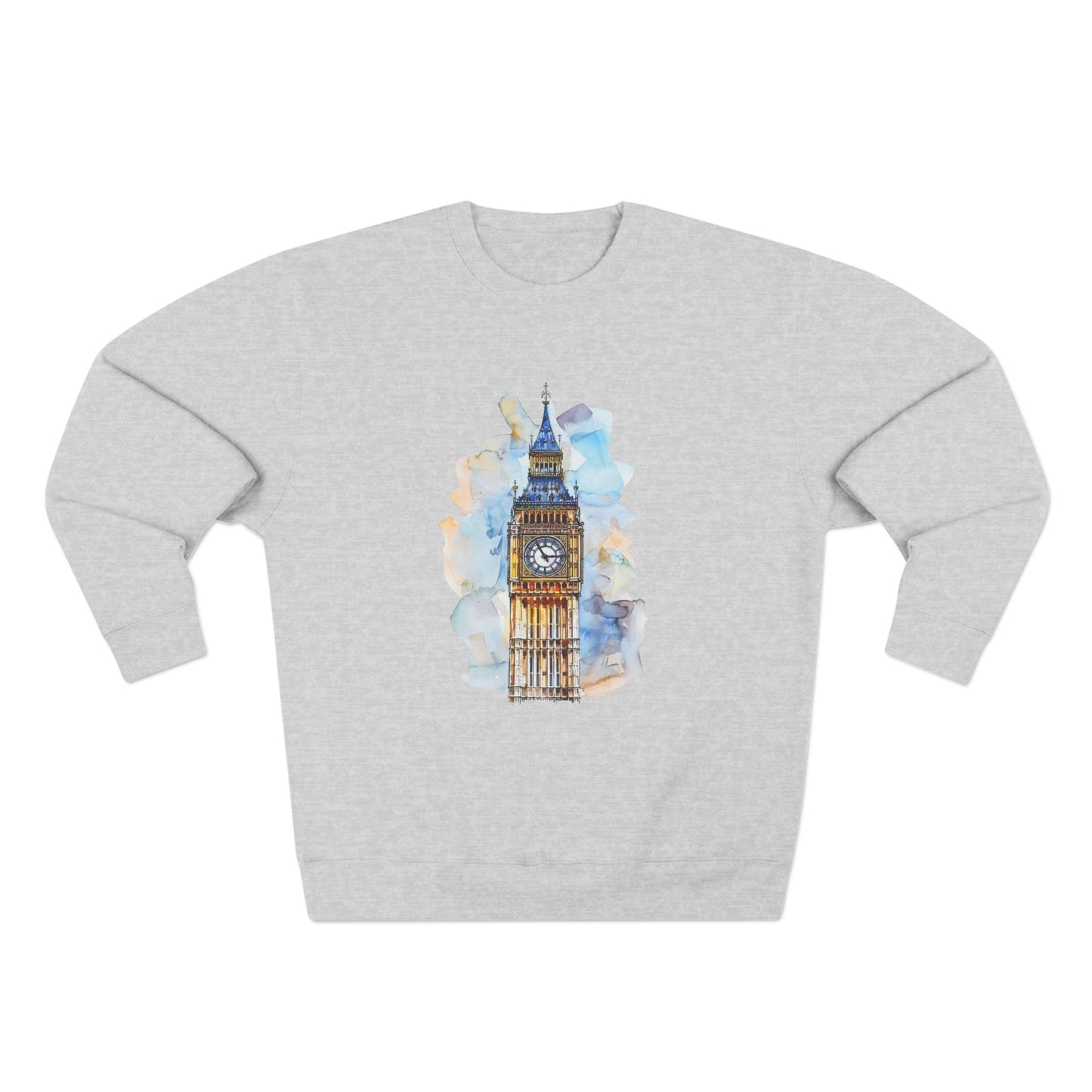 Unisex Crewneck Sweatshirt - Iconic Big Ben Clock Tower