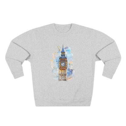 Unisex Crewneck Sweatshirt - Iconic Big Ben Clock Tower