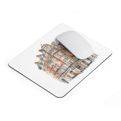 Elegant Cityscape Mouse Pad, Artistic Desk Accessory, Office Decor Gift, Modern Workspace Essentials, Unique Computer Mat