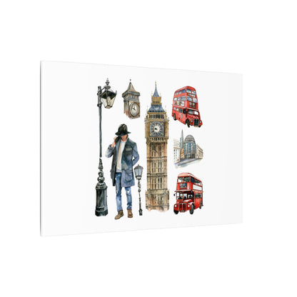 Canvas Art Print, London Skyline, Home Decor, Wall Art, Gift Idea, Travel Memories, Modern Wall Art