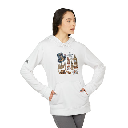 adidas Unisex Fleece Hoodie - Classic England - A Collection of Iconic Imagery