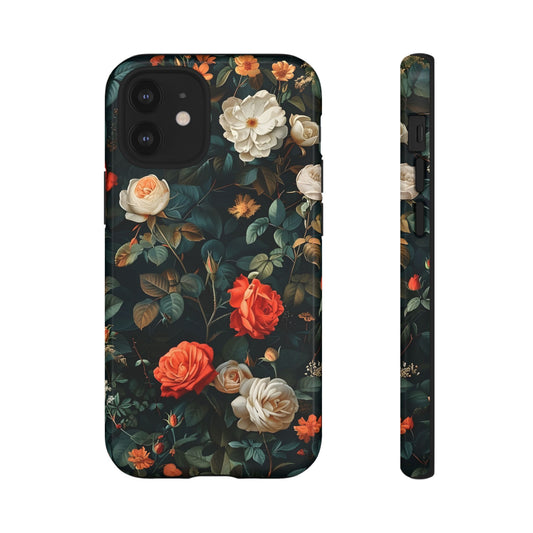 Floral Phone Case | Tough Cases with Elegant Design | Gift for Her, Mother's Day, Birthdays, Personalized, Trendy Tech Accessories