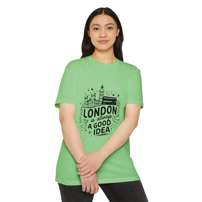 Unisex CVC Jersey T-shirt - London is always a good Idea
