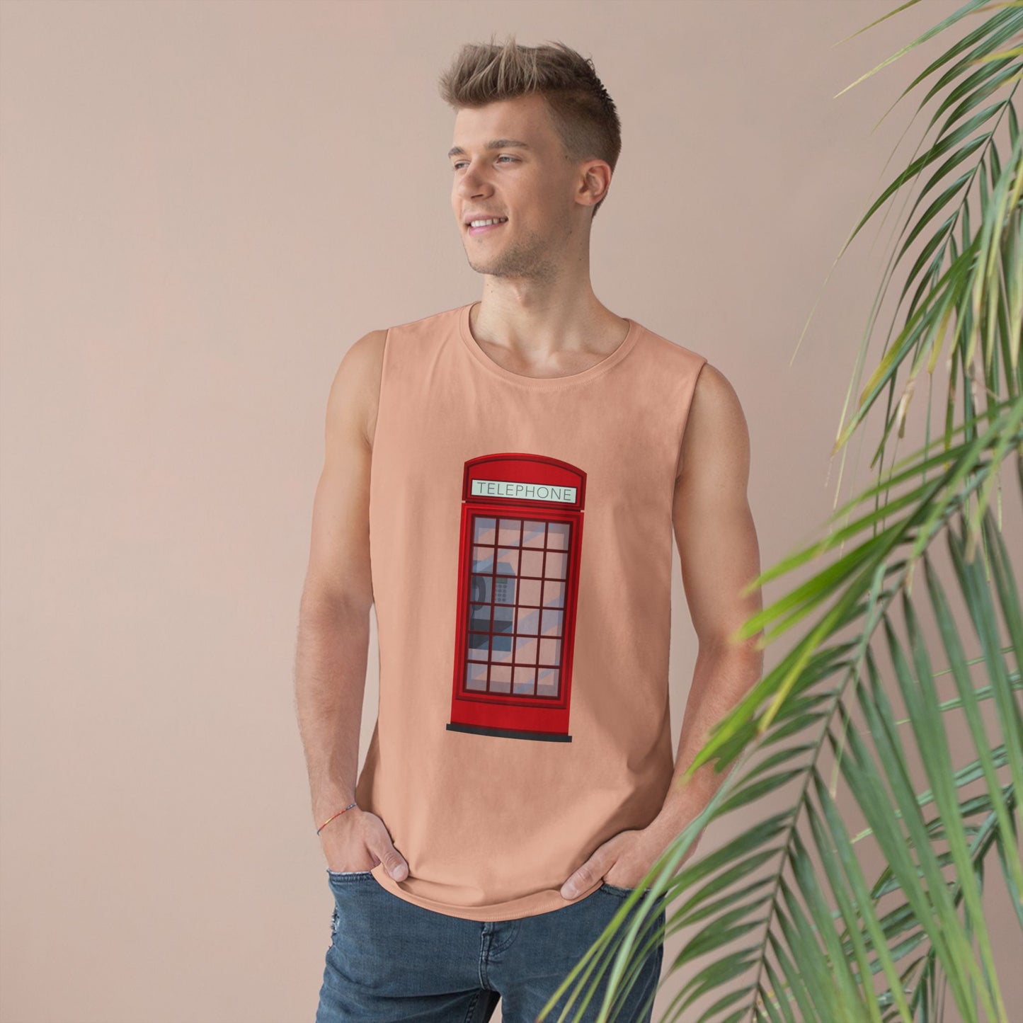 Unisex Barnard Tank -  Iconic British Public Telephone - Classic Red Phone Box