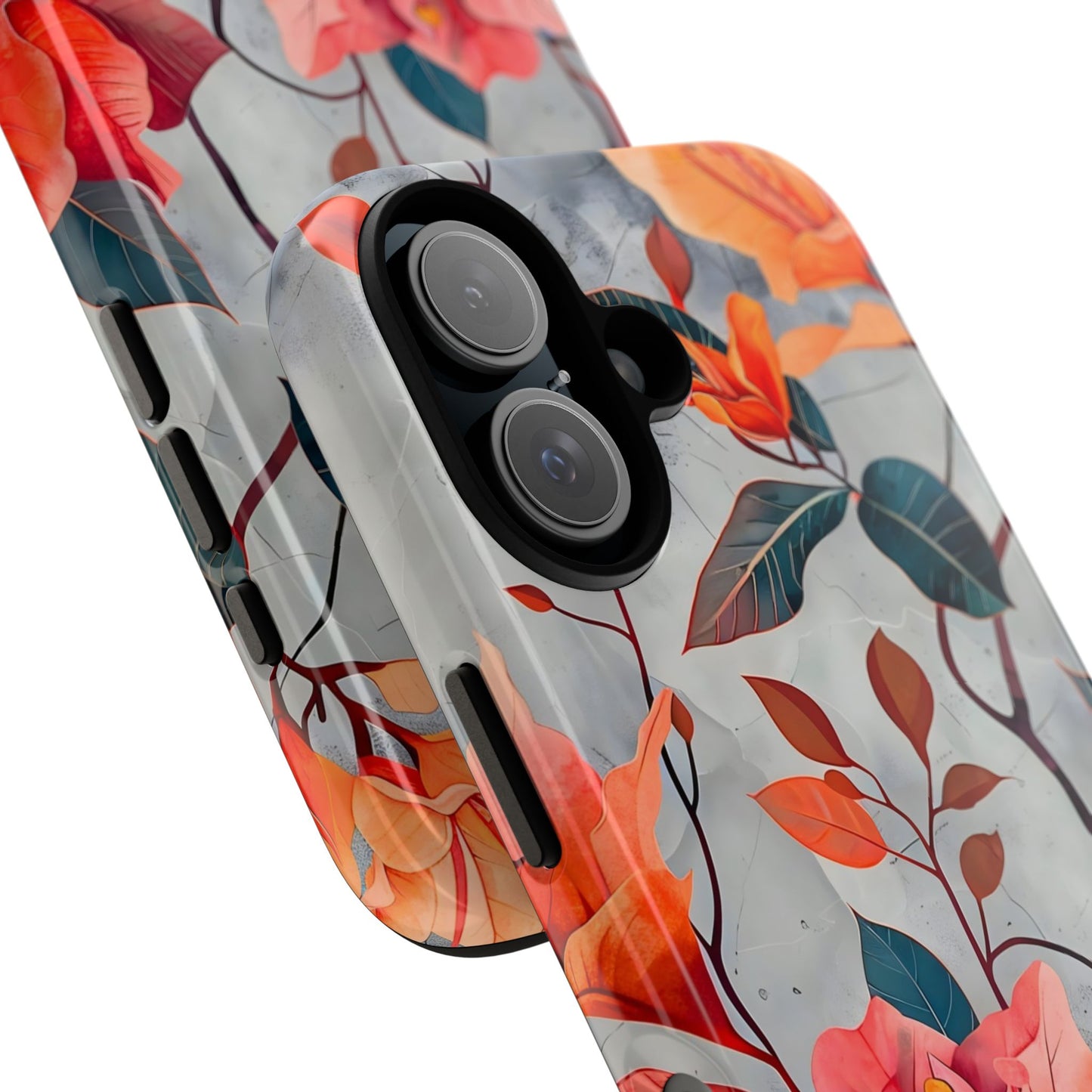 Floral Phone Case - Tough Cases, Protective Cover, Smartphone Accessories, Gift for Her, Stylish Tech Gear, Floral Designs