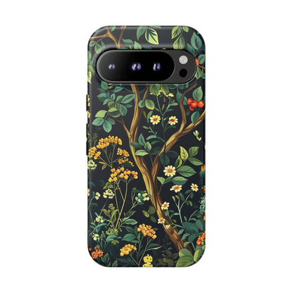 Floral iPhone Case, Nature Inspired Tough Case, Botanical Phone Cover, Eco-Friendly Gift, Unique Floral Design