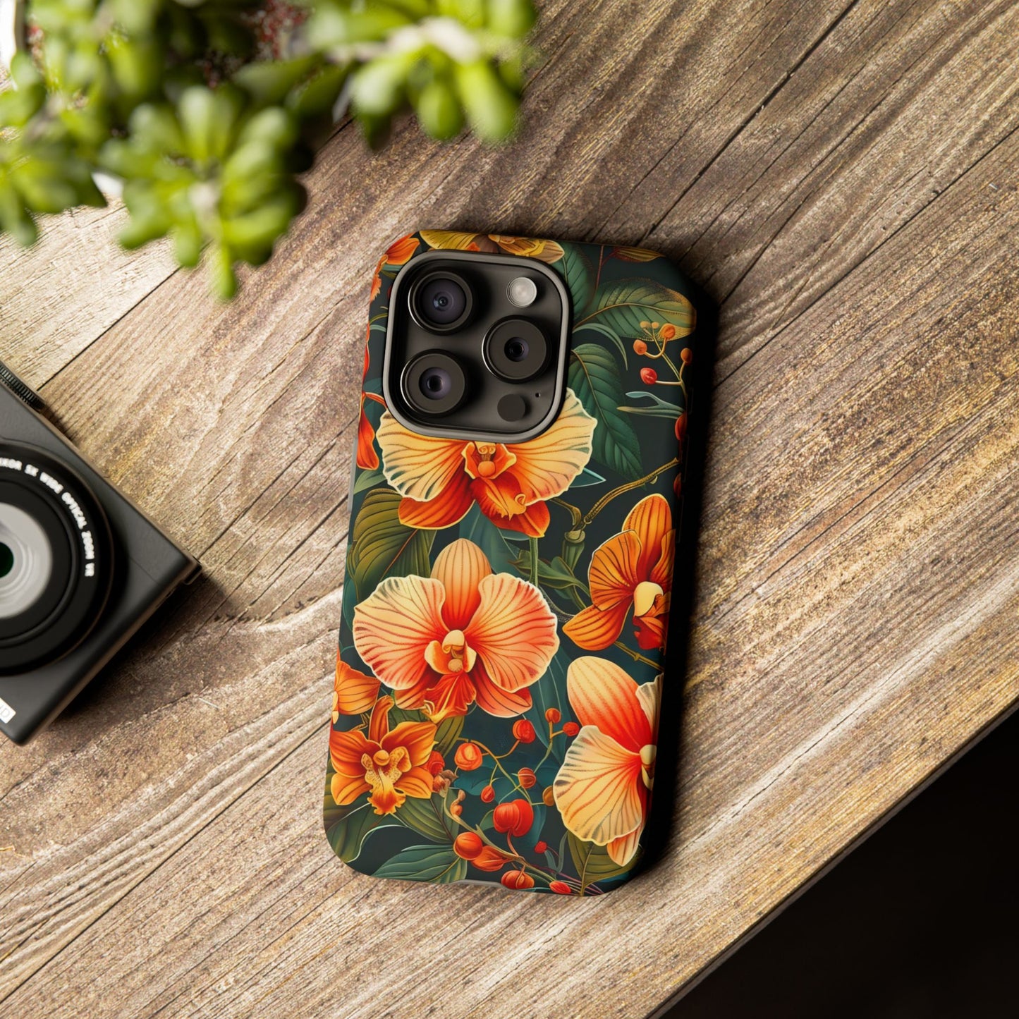 Floral Phone Case - Tough Cases, Protective Cover, Gift for Her, Smartphone Accessory, Floral Design, Nature-Inspired