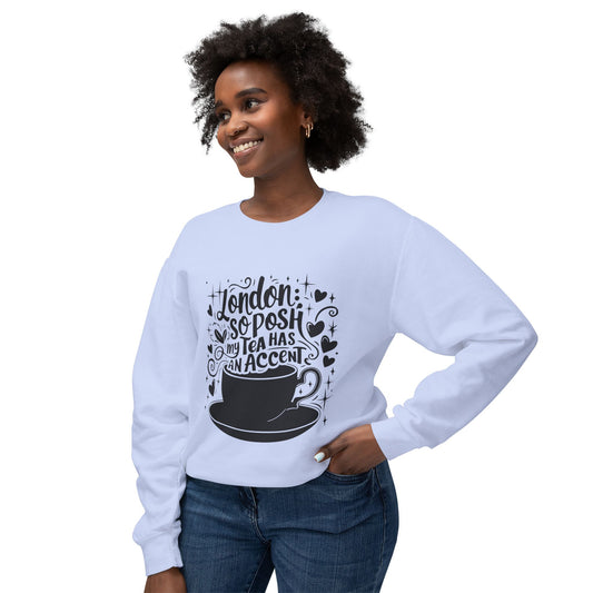 Unisex Lightweight Crewneck Sweatshirt - London's Nostalgic Tea