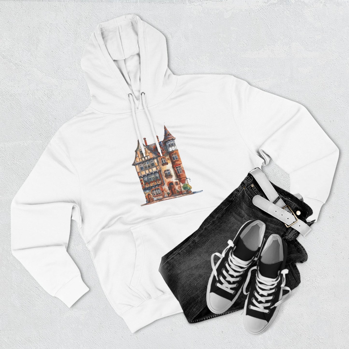 Three-Panel Fleece Hoodie - Charming & Cozy - Life in a British Village House