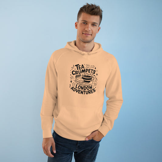 Relaxed Unisex Hoodie - London's Adventures