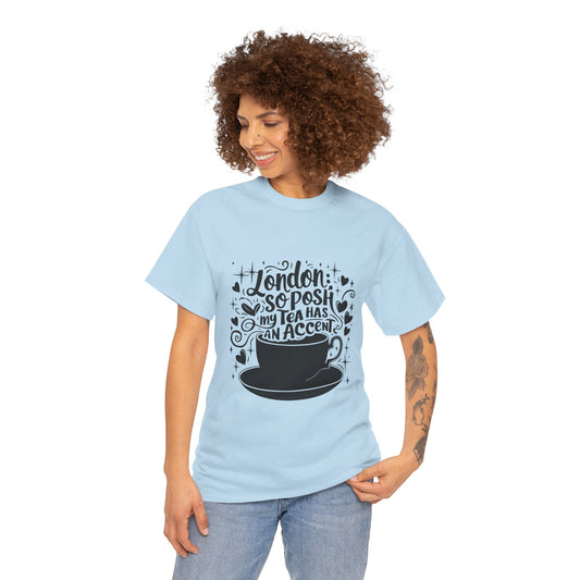 Unisex Heavy Cotton Tee - London's Nostalgic Tea