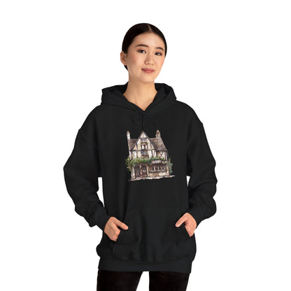 Unisex Heavy Blend™ Hooded Sweatshirt - Elegant British Village Homes