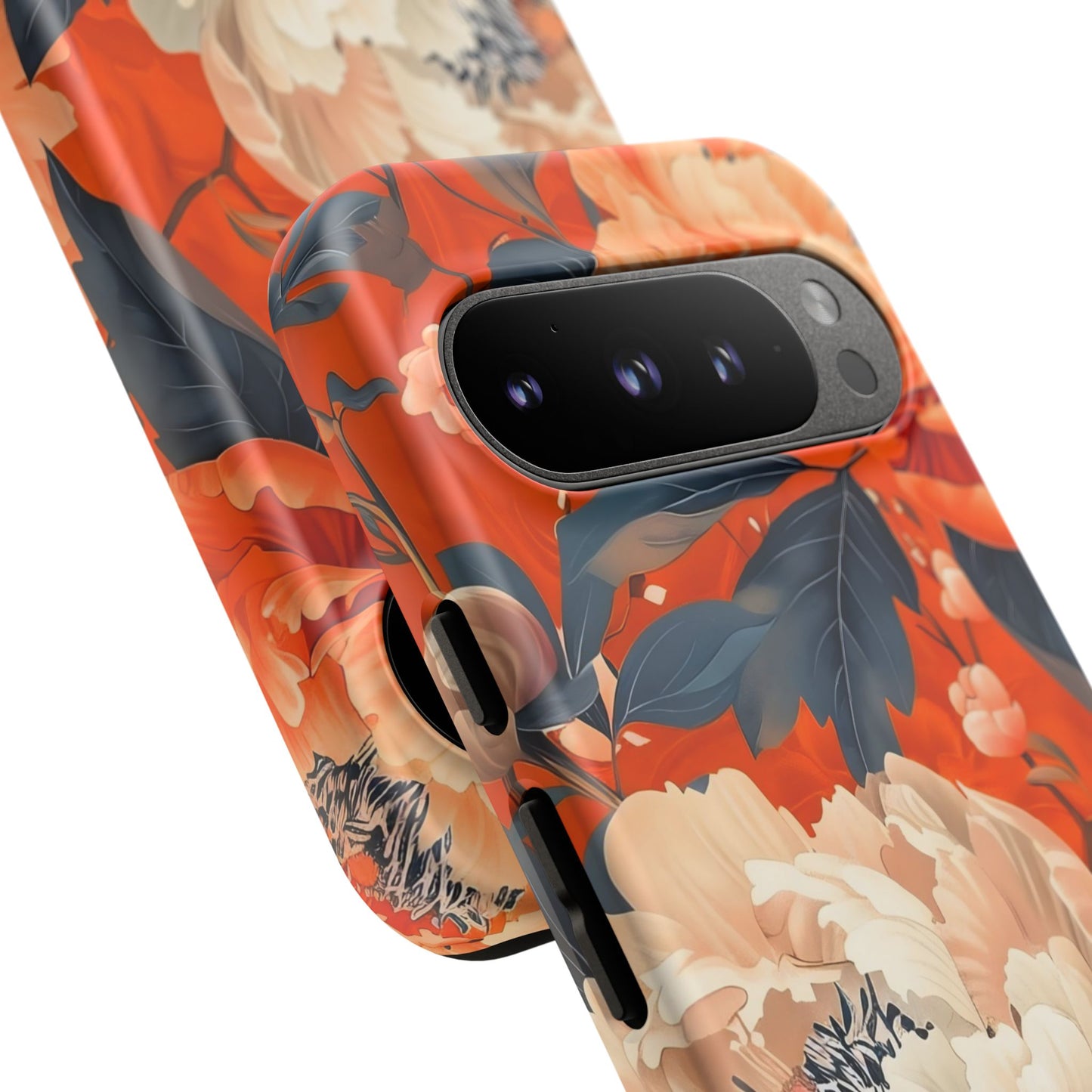Floral Tough Case, Durable Floral Phone Case, Stylish Protection Case, Gift for Her, Spring Accessories, Mother’s Day Gift