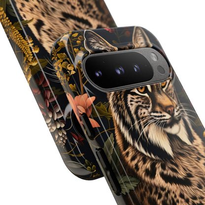 Wildlife Phone Case with Lynx Design, Tough Cases, Animal Lovers Gift, Nature Inspired Accessories, Unique Tech Protection