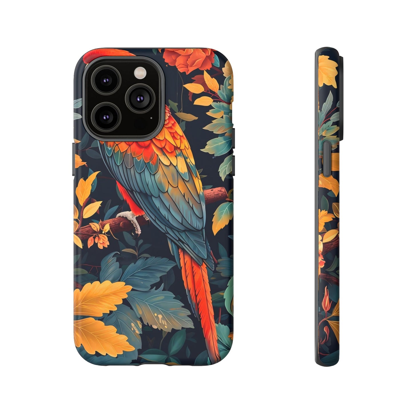 Vibrant Parrot Phone Case - Tough, Stylish, Nature-Inspired, Tropical, Wildlife, Perfect Gift, Summer Vibes