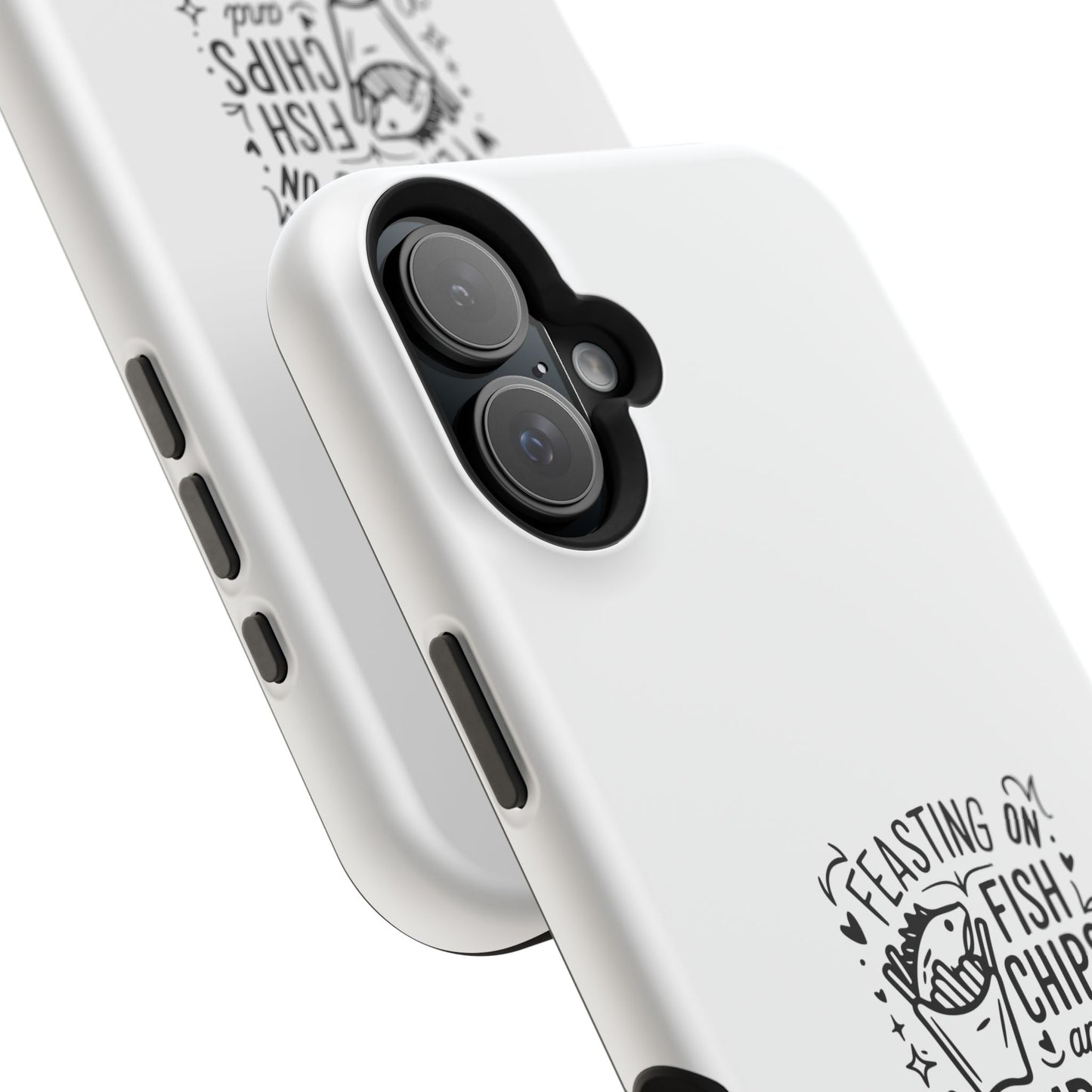 Feasting on Fish & Chips Phone Case, Cute London Inspired Magnetic Tough Case, Unique Gift for Food Lovers, Travel Accessory, British [...]