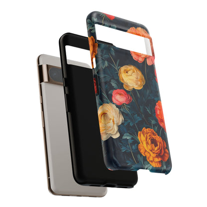 Floral Phone Case, Tough Cases for Phone Protection, Gift for Flower Lovers, Floral Designs, Spring Decor