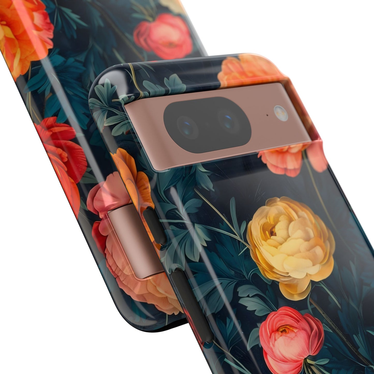 Floral Phone Case - Tough Cases, Stylish Protection, Gift for Flower Lovers, Customizable Cover, Floral Design Mobile Accessory