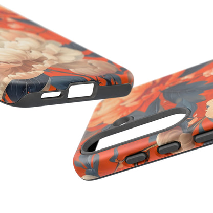 Floral Tough Case, Durable Floral Phone Case, Stylish Protection Case, Gift for Her, Spring Accessories, Mother’s Day Gift