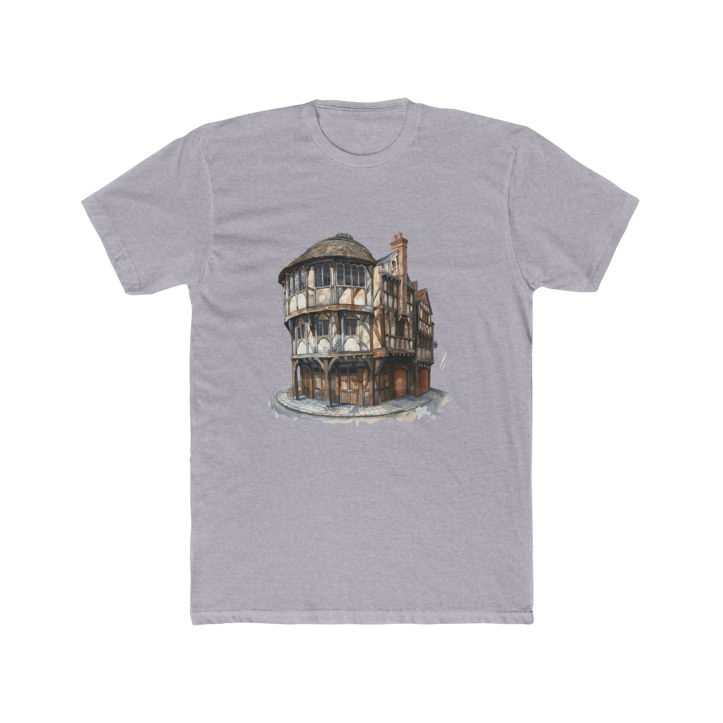 London Pub Interior - Cozy Unisex Cotton Crew Tee