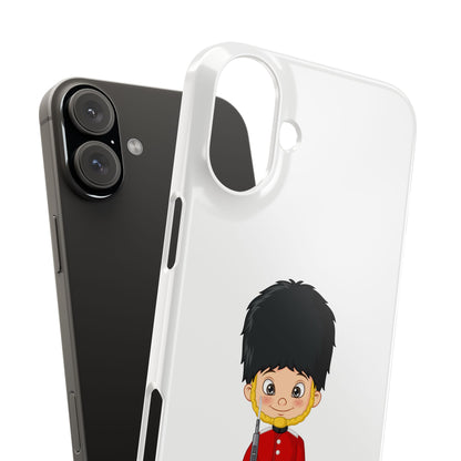 British Guard Slim Phone Cases, Cute Phone Cover, Whimsical Phone Case, Gift for Kids, Unique Phone Accessory, Cartoon Design