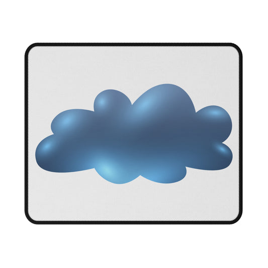 Blue Cloud Non-Slip Gaming Mouse Pad | Gamer Gift, Desk Accessories, Cloud Design, Computer Setup, Unique Mousepad