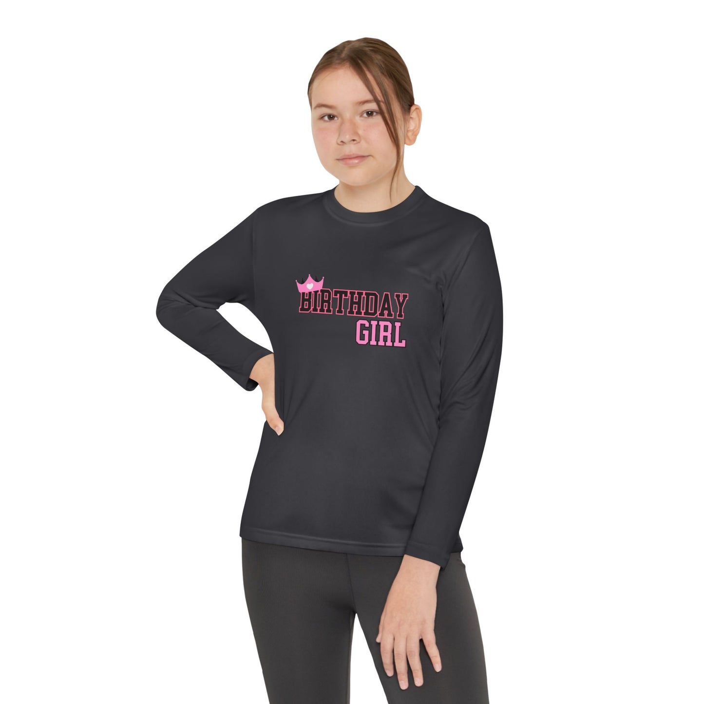Birthday Girl Long Sleeve Tee | Fun Youth Celebration Shirt