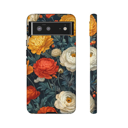 Floral Tough Case for Phones | Durable Floral Phone Cover, Boho Chic, Unique Gift for Her, Phone Protection, Flower Design