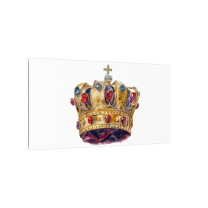 Crown Art Print, Royal Wall Decor, Matched for Home or Office, Gift for Art Lovers, Unique Royalty Artwork