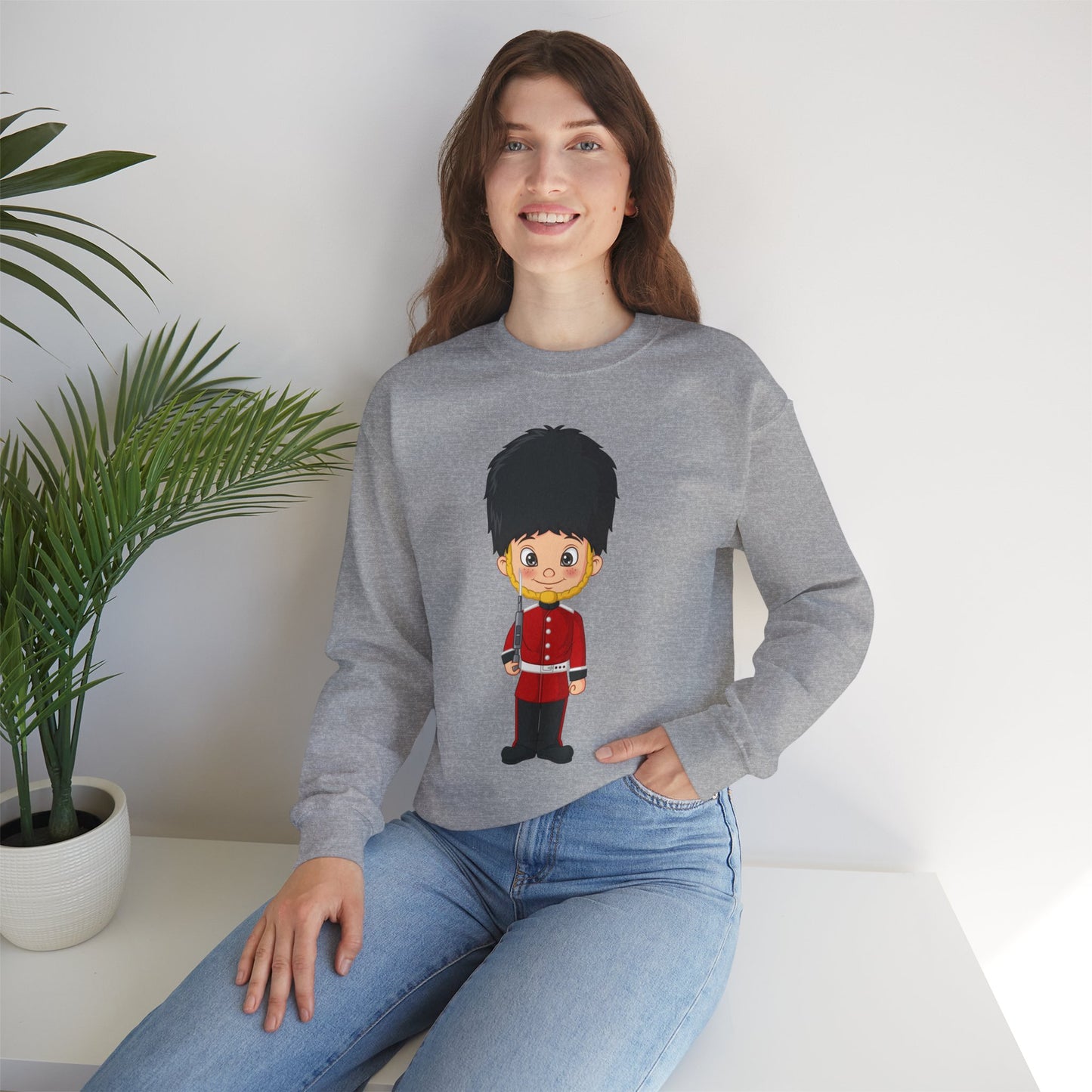 Unisex Heavy Blend™ Crewneck Sweatshirt - Guarding Tradition - The British Redcoat