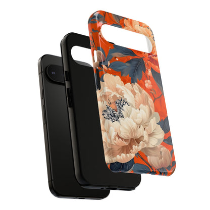 Floral Tough Case, Durable Floral Phone Case, Stylish Protection Case, Gift for Her, Spring Accessories, Mother’s Day Gift