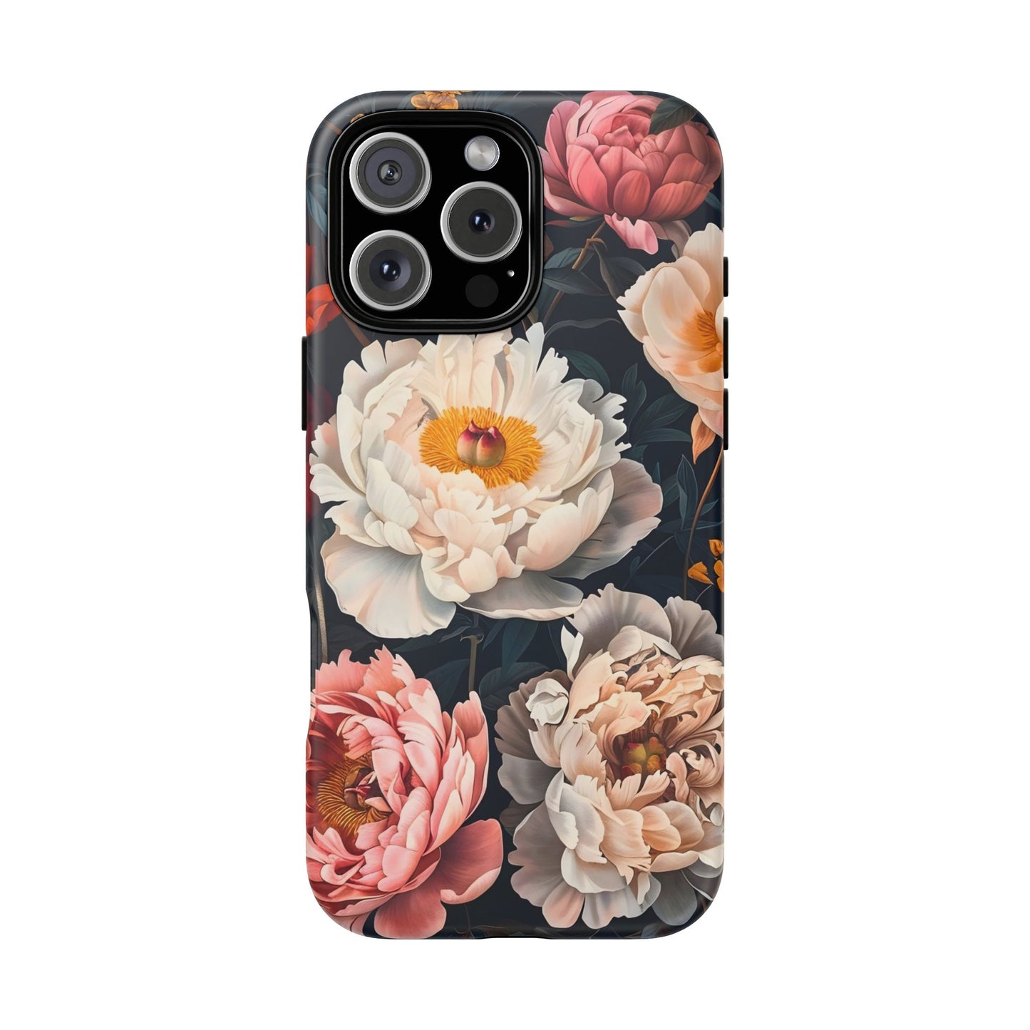 Floral Phone Case, Tough Phone Cover, Flower Design, Unique Gift for Her, Trendy Accessory, Spring Decor