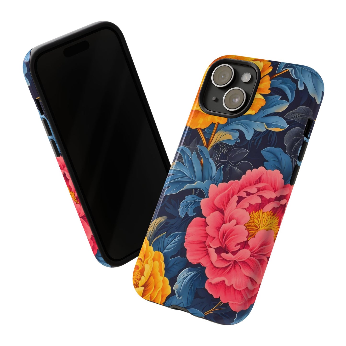 Floral Phone Case, Tough Cases, Stylish Mobile Cover, Gifts for Her, Phone Accessories, Unique Flower Design
