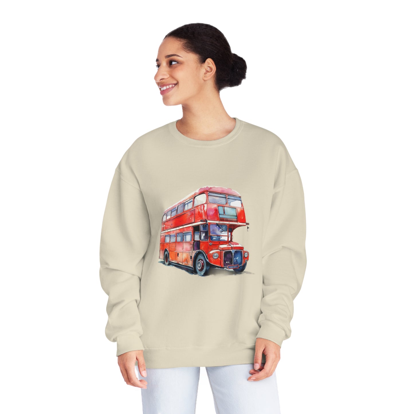 Unisex NuBlend® Crewneck Sweatshirt - British English Bus
