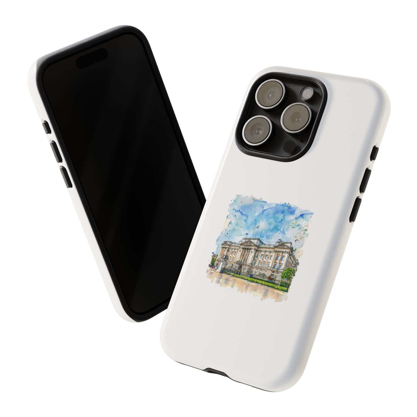 Artistic Phone Case - Watercolor Architecture Design