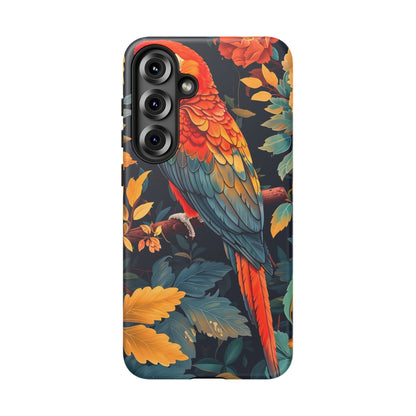 Vibrant Parrot Phone Case - Tough, Stylish, Nature-Inspired, Tropical, Wildlife, Perfect Gift, Summer Vibes