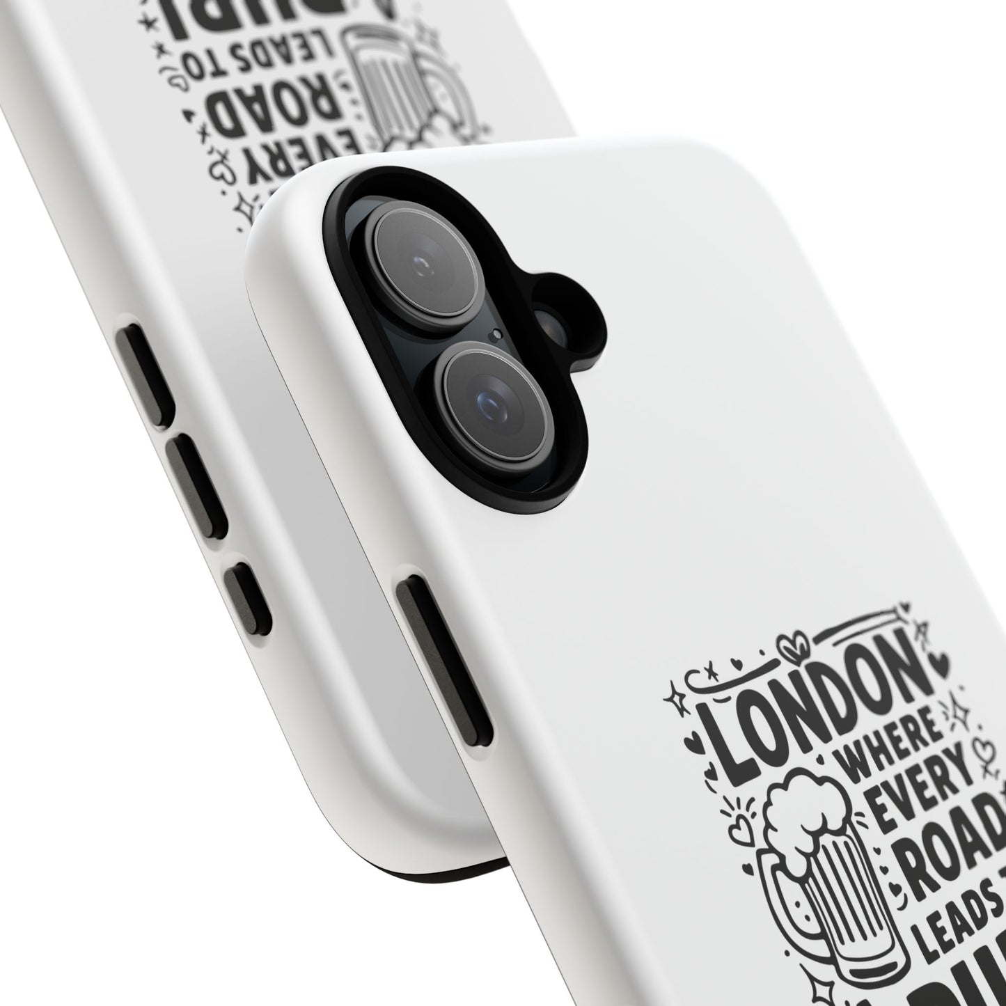 London Pub-Themed Phone Case - Where Every Road Leads to a Pub!