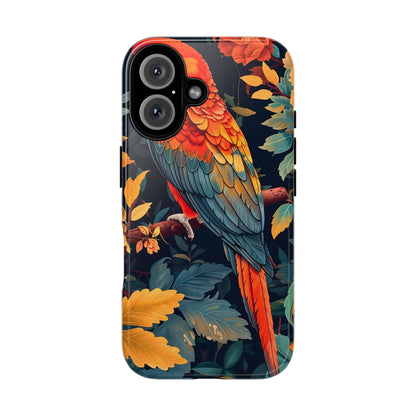 Vibrant Parrot Phone Case - Tough, Stylish, Nature-Inspired, Tropical, Wildlife, Perfect Gift, Summer Vibes