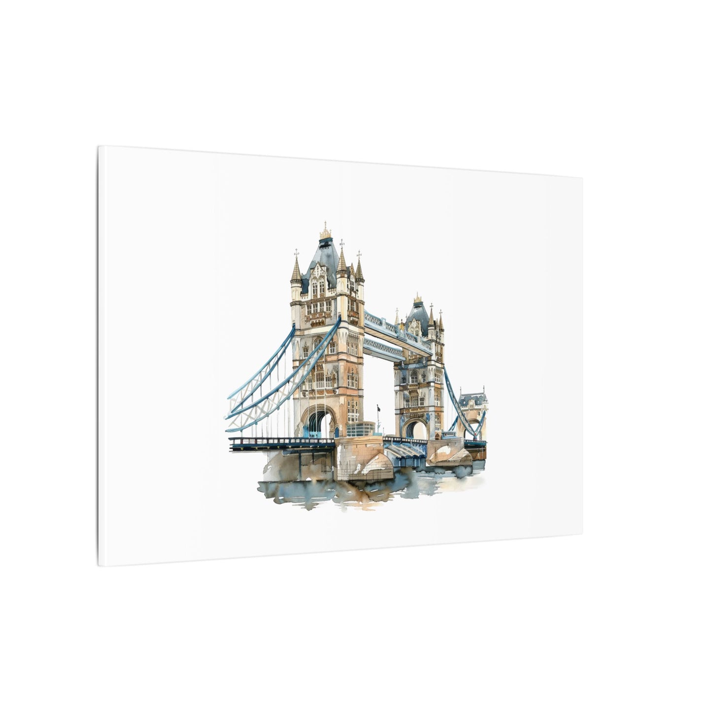 London Bridge Matte Canvas Wall Art, Elegant Home Decor, Unique Gift for Art Lovers, Travel Enthusiast Wall Decor, Modern Aesthetic