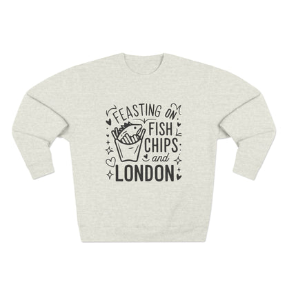 Unisex Crewneck Sweatshirt - Fish Chips and London