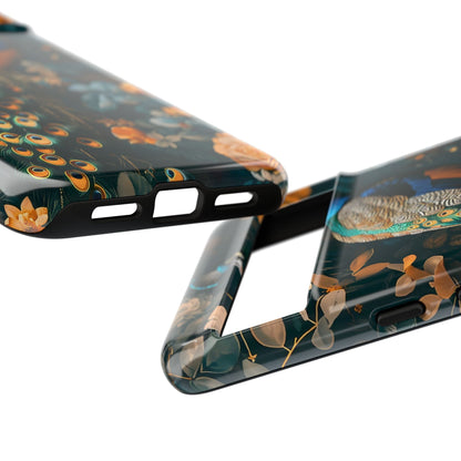 Peacock Phone Case - Elegant Floral Design, Tough Case for Protection, Unique Gift for Nature Lovers, Stylish Accessory, Eco-Friendly