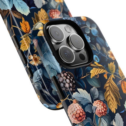 Floral iPhone Case, Tough Phone Cover, Nature-inspired Accessory, Gift for Her, Trendy Protection Case